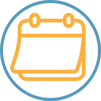 Icon of a calendar