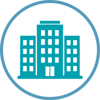 Icon of a corporate style building